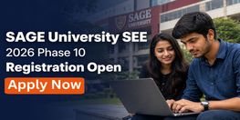 SAGE University Indore and Bhopal Open SEE 2026 Phase 10 on July 25 and 26